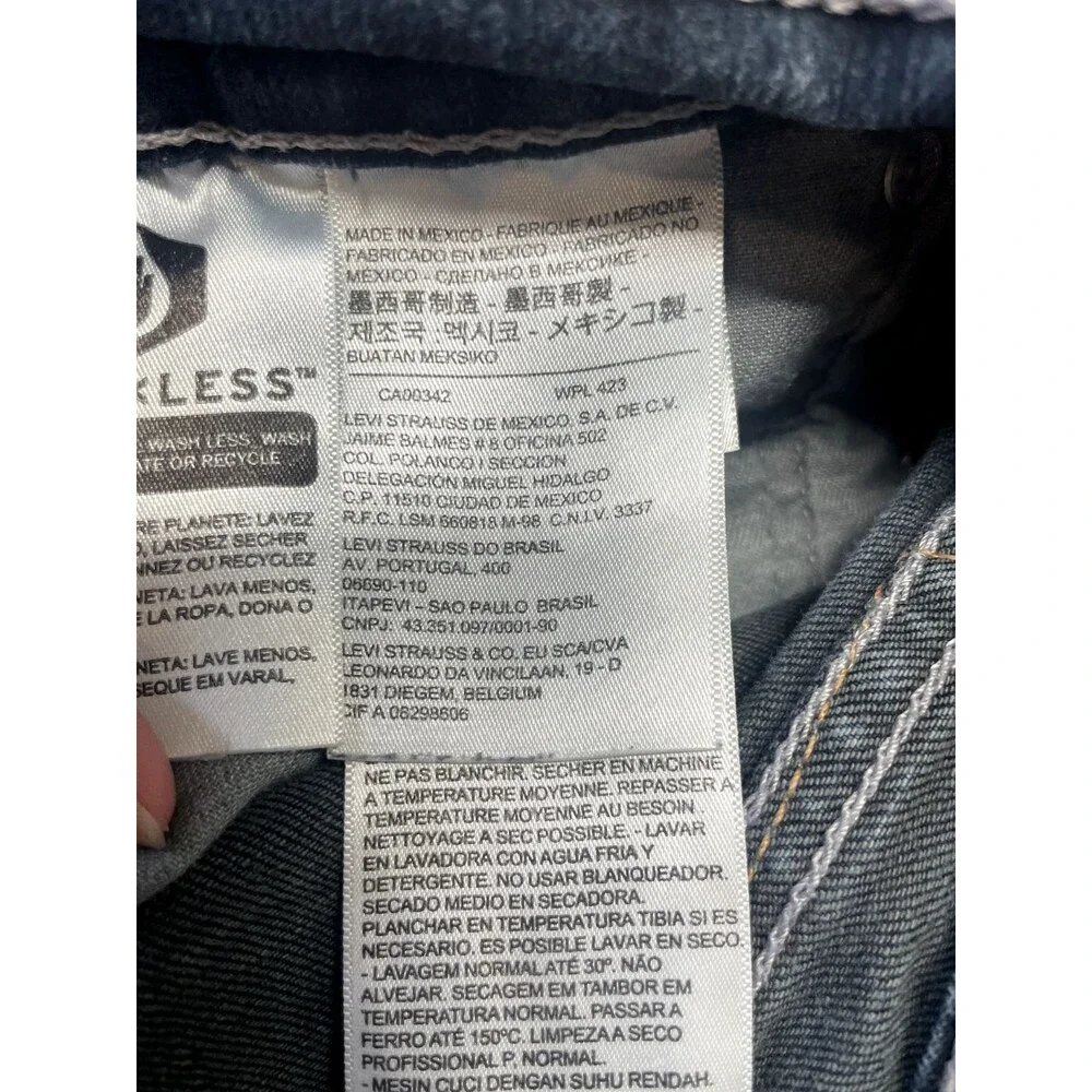 Levi's 505 Jeans Mens 42x30(39x28.50)Regular Fit Straight Blue Denim Medium Wash - Picture 6 of 11